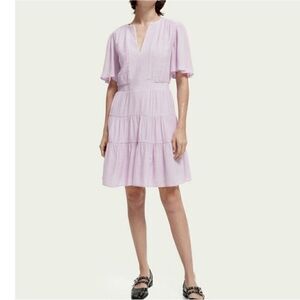 Scotch & Soda Lavender dress size Large NWT